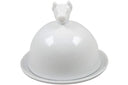 Beurrier Cosy & Trendy - Porcelaine - Blanc - ø 9,5 cm