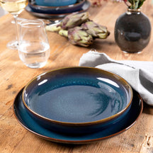 Ensemble de vaisselle Villeroy & Boch Crafted - Denim Bleu - 4 pièces