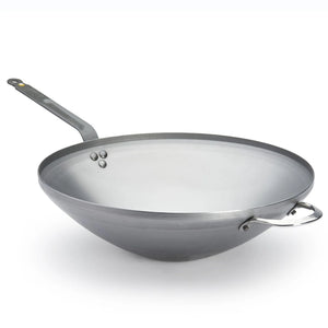 Poêle à wok De Buyer Mineral B Element - ø 40 cm - Sans revêtement antiadhésif