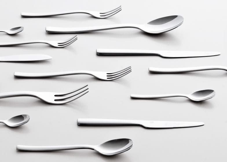 Alessi Couverts de Dessert Ovale - REB09/6 - par Ronan & Erwan Bouroullec