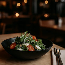 Assiette Creuse Studio Tavola Black Tie ø 21 cm - 6 pièces