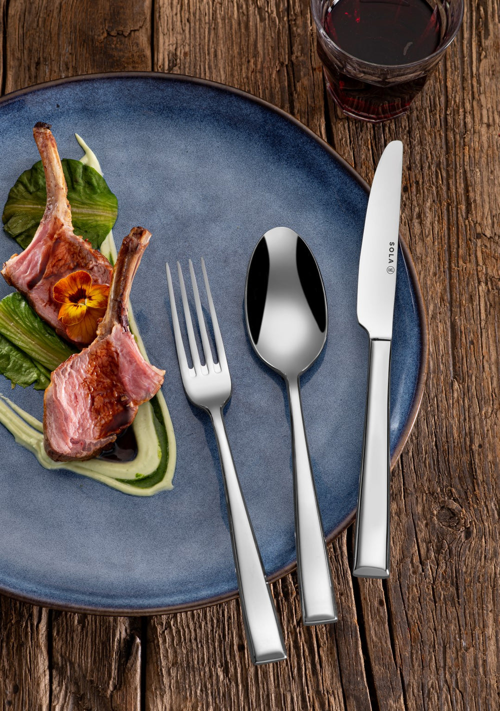 Sola Bestekset Durban - 18/10 RVS - 100 Delig / 12 personen