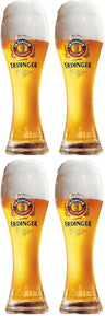 Ensemble de verres a biere Erdinger - Weizen - 500 ml - 4 pieces