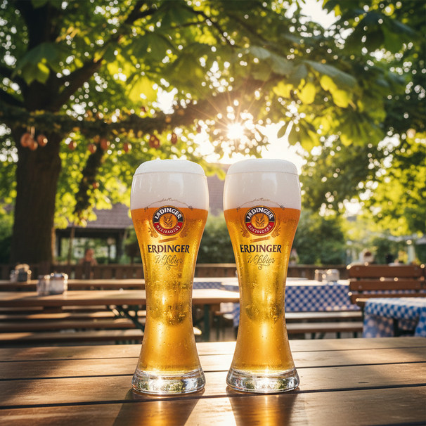 Verre à bière Erdinger Weizen - 500 ml - 2 pièces