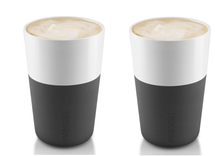 Eva Solo Tasse à Latte Macchiato Noir 360 ml - Lot de 2