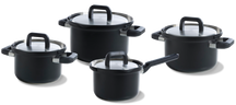 Ensemble de casseroles BK Flow Cool en acier inoxydable noir 4 pièces