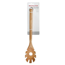 Cuillère à spaghetti en bois de bouleau KitchenAid Core de 34 cm