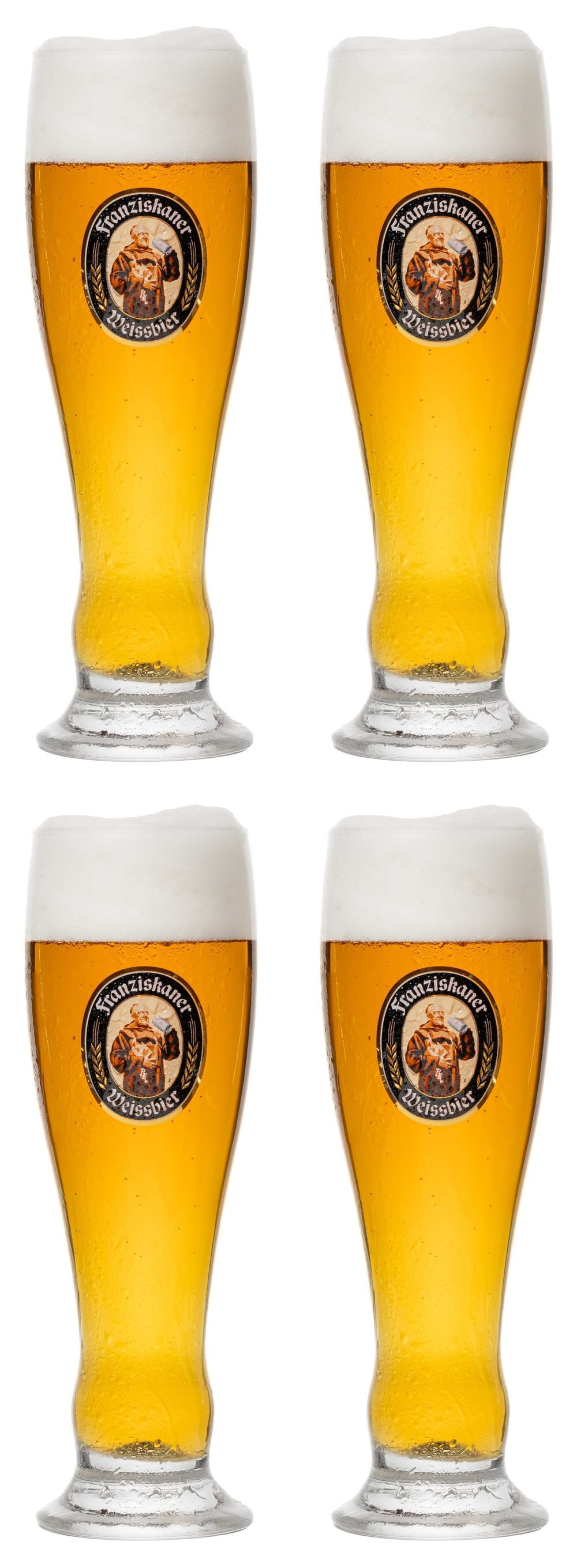Ensemble de verres a bière Franziskaner - Weizen - 500 ml - 4 pièces