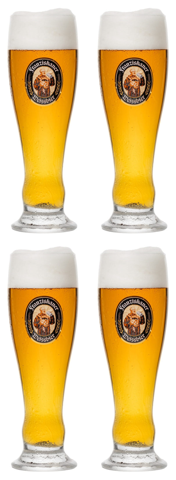 Ensemble de verres a bière Franziskaner - Weizen - 500 ml - 4 pièces