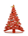 Écorce de Sapin de Noël Alessi - BM06 R - Rouge - 45 cm - par Michael Boucquillon &amp; Donia Maaoui