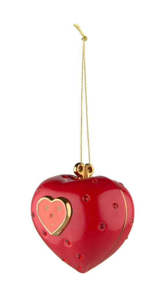 Boule de Noël Alessi Faberjori - Coeur - MJ16/11 - par Marcello Jori