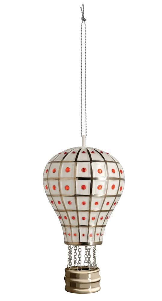 Boule de Noël Alessi Faberjori - Montgolfière - MJ16/4 - par Marcello Jori