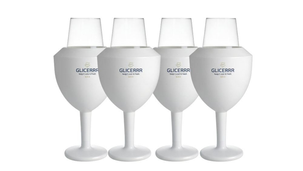 Ensemble de verres a vin Glicerrr - Refroidisseur - Basic - 300 mm - 4 pieces