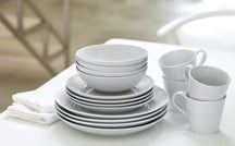 Assiette à petit-déjeuner Gordon Ramsay Maze Light Grey ø 22 cm