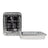 Ensemble de plateaux BBQ Grill Fanatics - en aluminium - 23 x 18 cm - 18 pièces