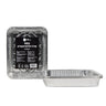 Ensemble de plateaux BBQ Grill Fanatics - en aluminium - 23 x 18 cm - 18 pièces