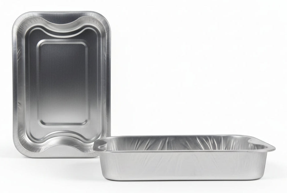 Plateaux de cuisson en aluminium pour barbecue Cookinglife Grill / Plateau de cuisson pour barbecue - 30 x 20 cm - 9 pièces