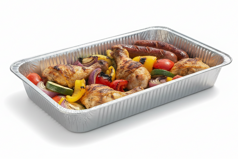 Set plateaux Grill Fanatics - Récupération - BBQ - 34 x 21 cm - 18 pièces