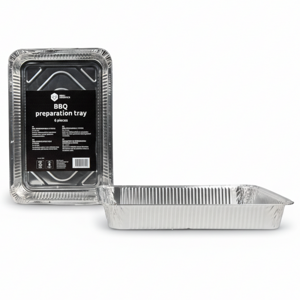 Set plateaux Grill Fanatics - Récupération - BBQ - 34 x 21 cm - 18 pièces
