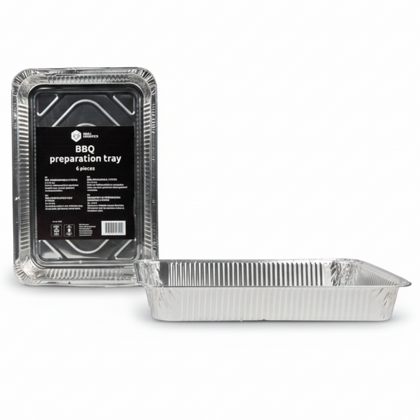 Set plateaux Grill Fanatics - Récupération - BBQ - 34 x 21 cm - 18 pièces