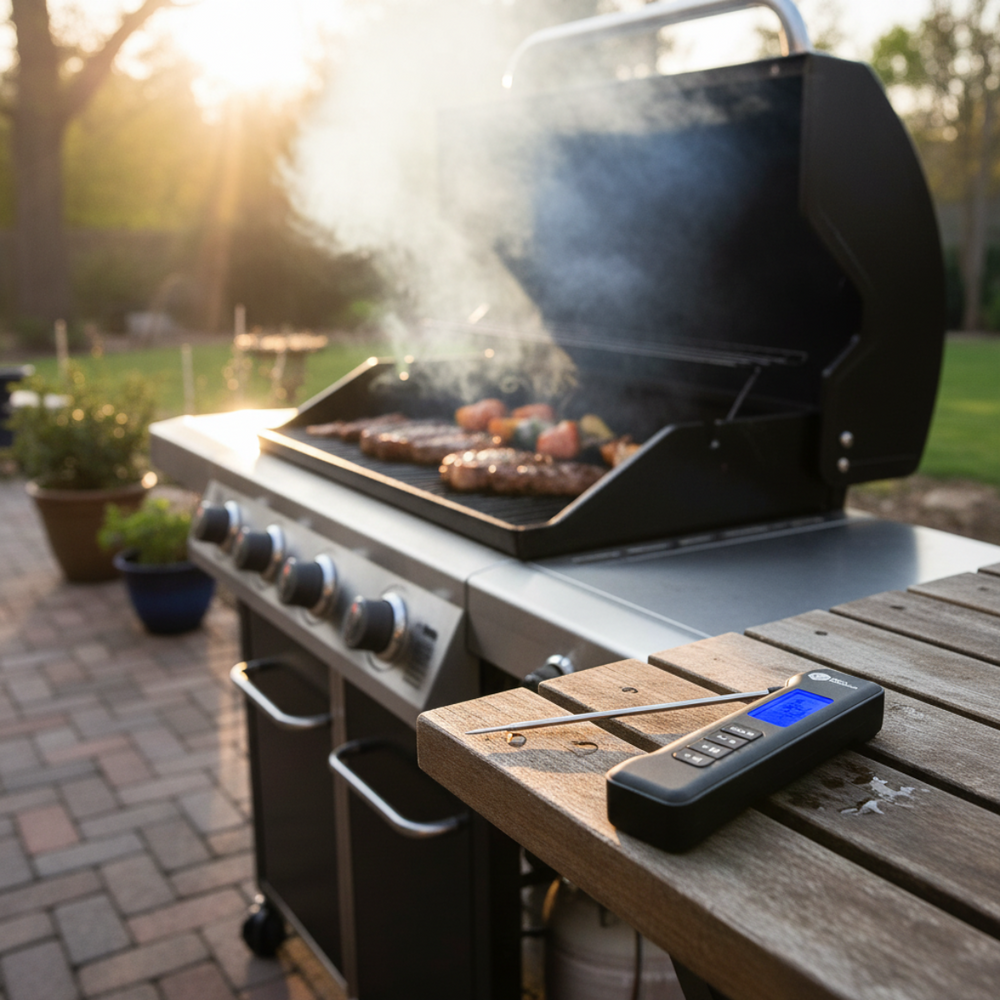 Thermomètre à viande Grill Fanatics - Thermomètre digital - BBQ - 180 mm