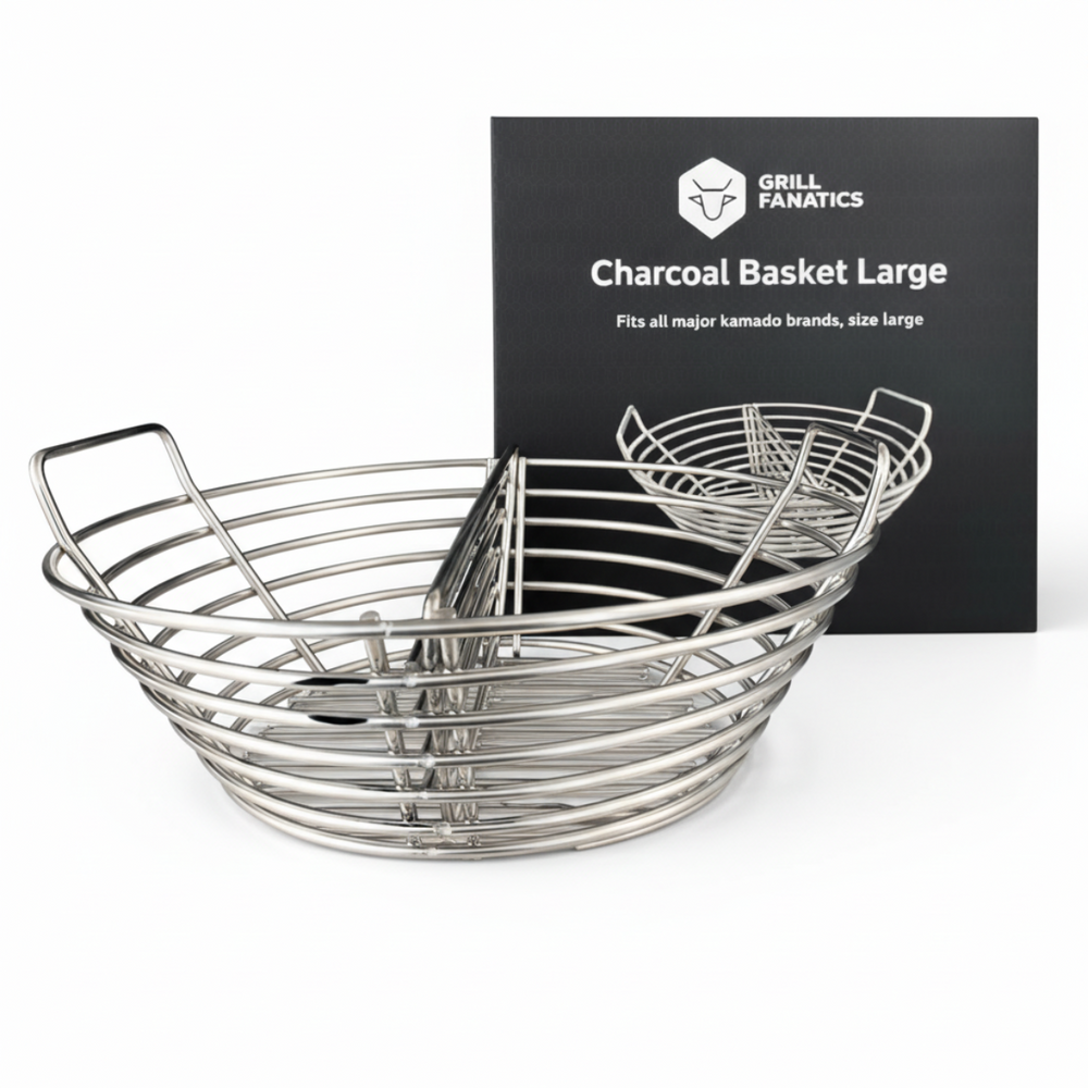 Panier à charbon Grill Fanatics - Pour kamado - En inox - 37 cm