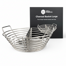 Panier à charbon Grill Fanatics - Pour kamado - En inox - 37 cm