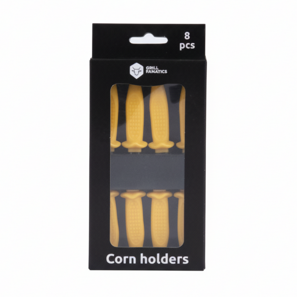 Cookinglife Grill Piques à maïs - Acier inoxydable - 8 pièces