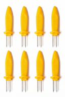 Cookinglife Grill Piques à maïs - Acier inoxydable - 8 pièces