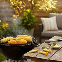 Cookinglife Grill Piques à maïs - Acier inoxydable - 8 pièces