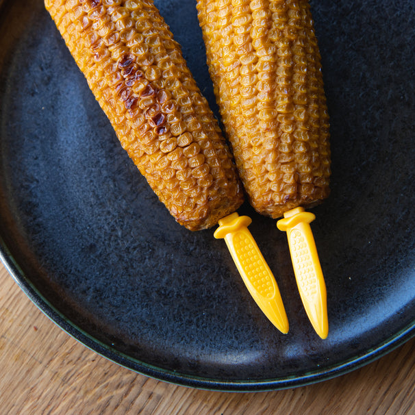 Cookinglife Grill Piques à maïs - Acier inoxydable - 8 pièces