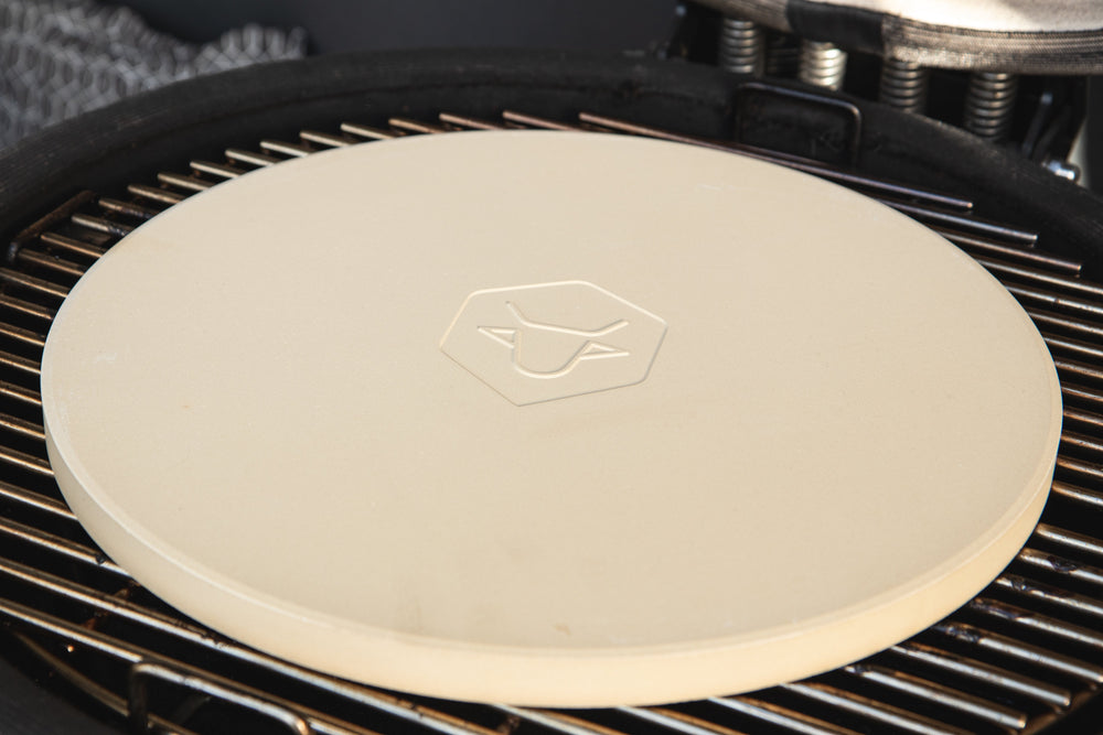 Cookinglife Pierre à pizza pour barbecue avec support ø 38 cm