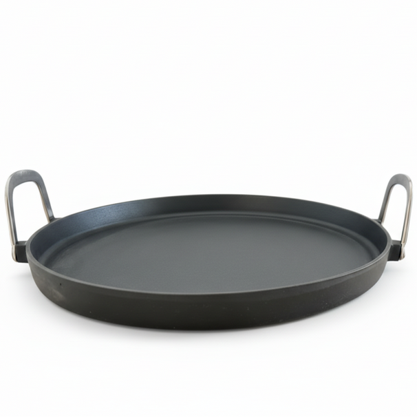 Plancha Grill Fanatics - Plaque à griller - en fonte - Noir - 36 cm