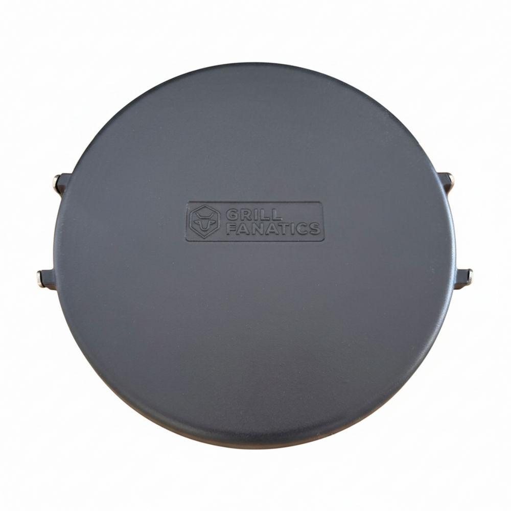 Plancha Grill Fanatics - Plaque à griller - en fonte - Noir - 36 cm