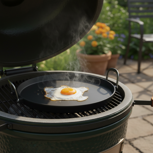 Plancha Grill Fanatics - Plaque à griller - en fonte - Noir - 36 cm