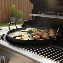 Plancha Grill Fanatics - Plaque à griller - en fonte - Noir - 36 cm