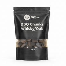 Cookinglife Copeaux de bois de fumage pour barbecue - Whisky / Chêne - 500 grammes