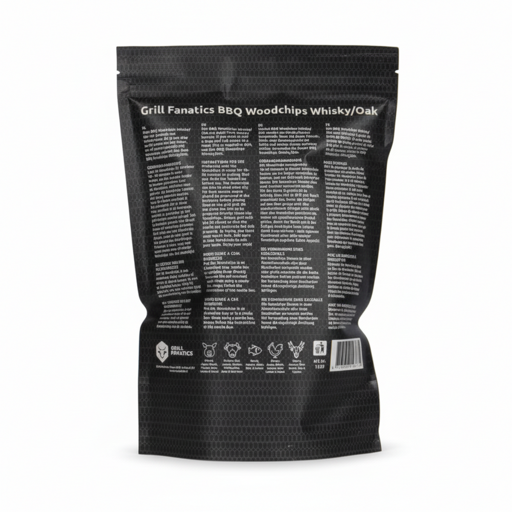 Copeaux de fumage Grill Fanatics - Chêne whisky - Série Whisky - 500 g