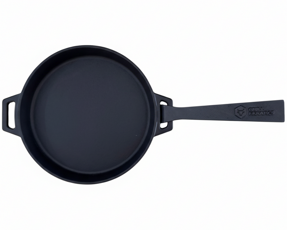 Poêle Grill Fanatics - Poêle à frire - Barbecue - 25 cm - 2 pièces
