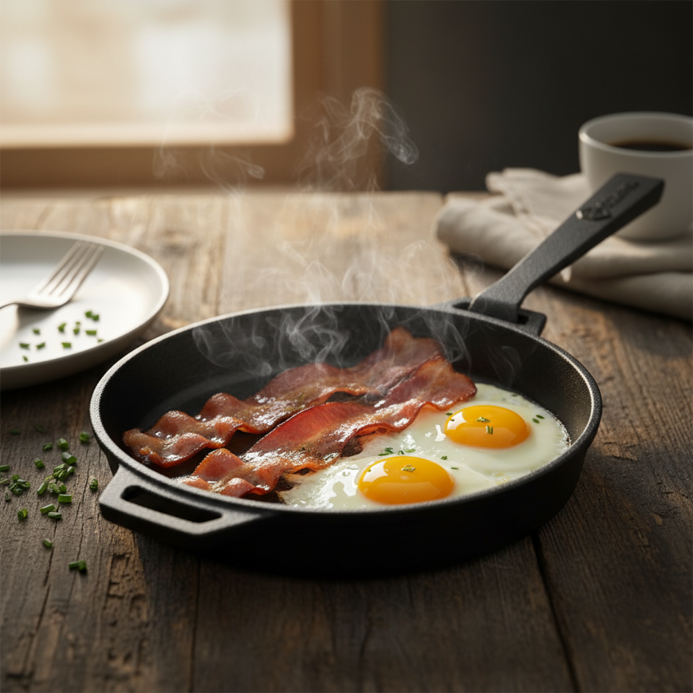Poêle Grill Fanatics - Poêle à frire - Barbecue - 25 cm - 2 pièces