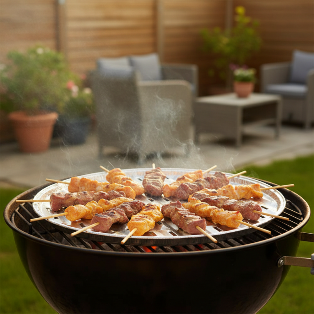 Bol à griller pour barbecue Cookinglife Grill / Plateau à griller pour barbecue ø 34 cm - 5 pièces