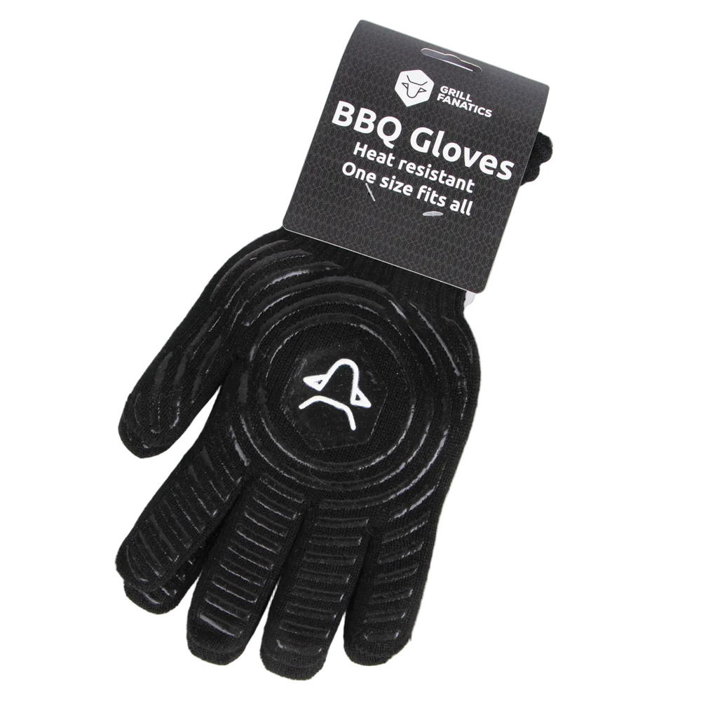 Set de gants de barbecue Grill Fanatics - en textile et silicone - 2 pièces