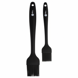 Pinceaux à barbecue/à pâtisserie Cookinglife - Silicone - Lot de 2 - 21 et 25 cm
