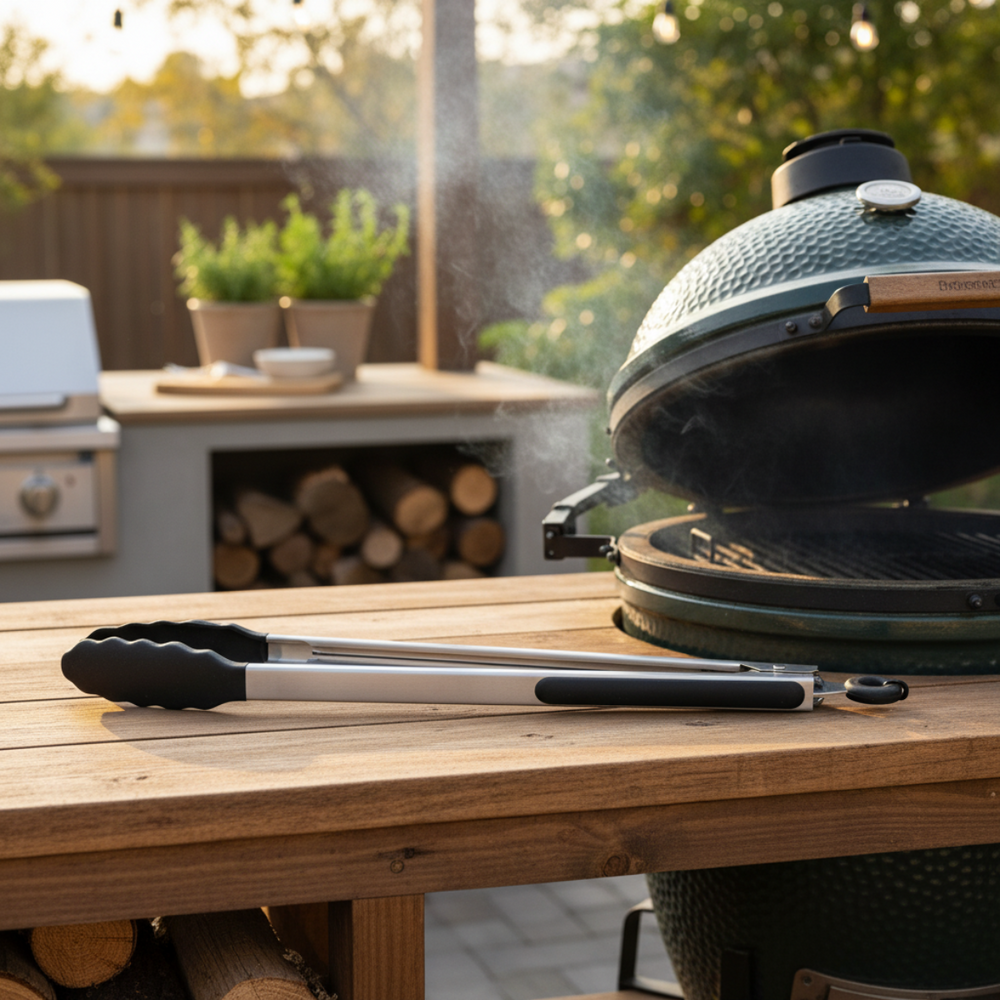 Pince a barbecue Grill Fanatics - tête en silicone - Barbecue - 40 cm