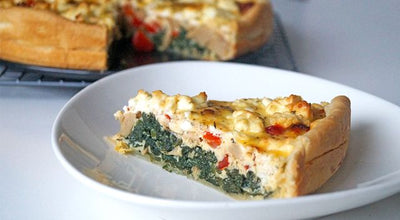 Quiche aux épinards et feta