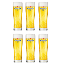 Verres à bière Heineken 0.0 Star 250 ml - 6 pièces