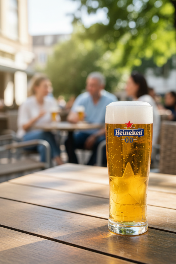 Ensemble de verres a biere Heineken - Verres a biere 0.0 - 250 ml - 6 pieces