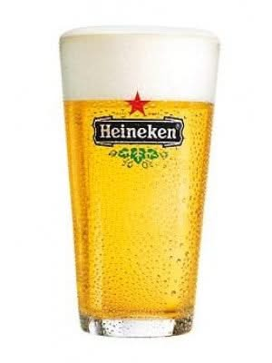 Verres à bière Heineken Vaasje 250 ml - 6 pièces