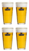 Ensemble de verres a bière Hertog Jan - Vase en verre - 250 ml - 4 pièces