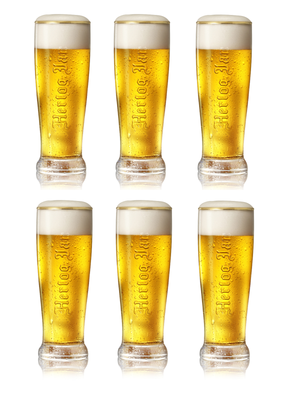 Ensemble de verres à bière Hertog Jan - Fluitje - 200 ml - 6 pièces